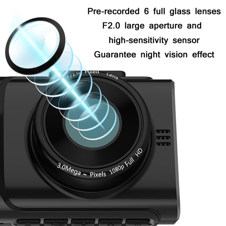 In Car Hidden HD 1080P Infrared Night Vision Driving Recorder Specification：, Without GPS Trajectory