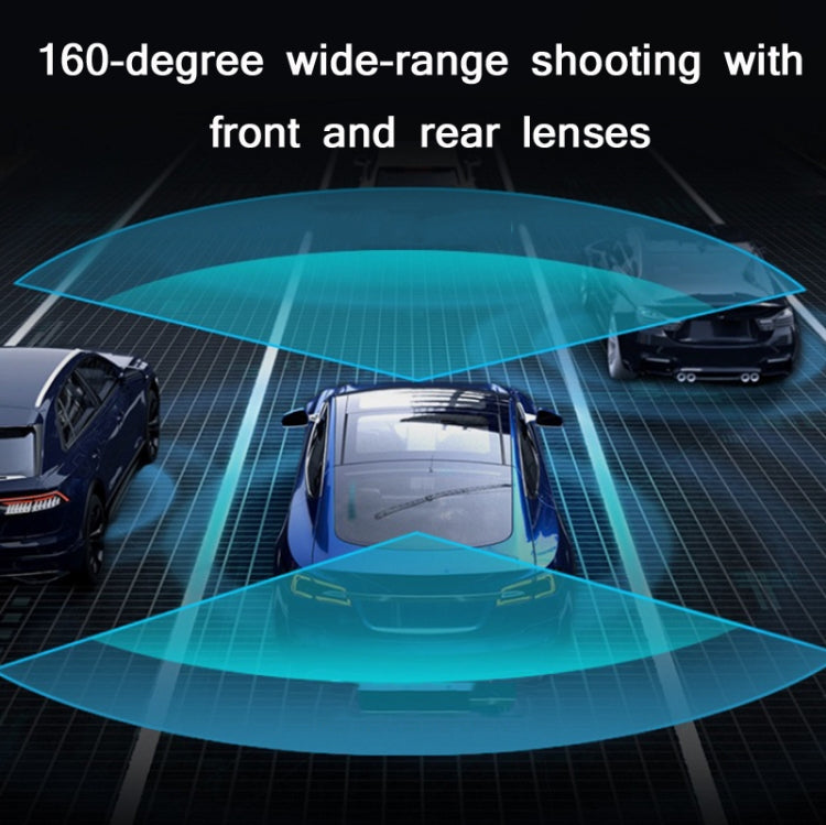 In Car Hidden HD 1080P Infrared Night Vision Driving Recorder Specification：, Without GPS Trajectory