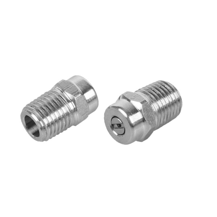 2 PCS ZG1/4-25 High Pressure Cleaning Machine Parts Fan Shaped Cleaner Nozzle, Specification: 050 Type 1.38 Hole, 030 Type 1.07 Hole, 040 Type 1.2 Hole, 050 Type 1.38 Hole