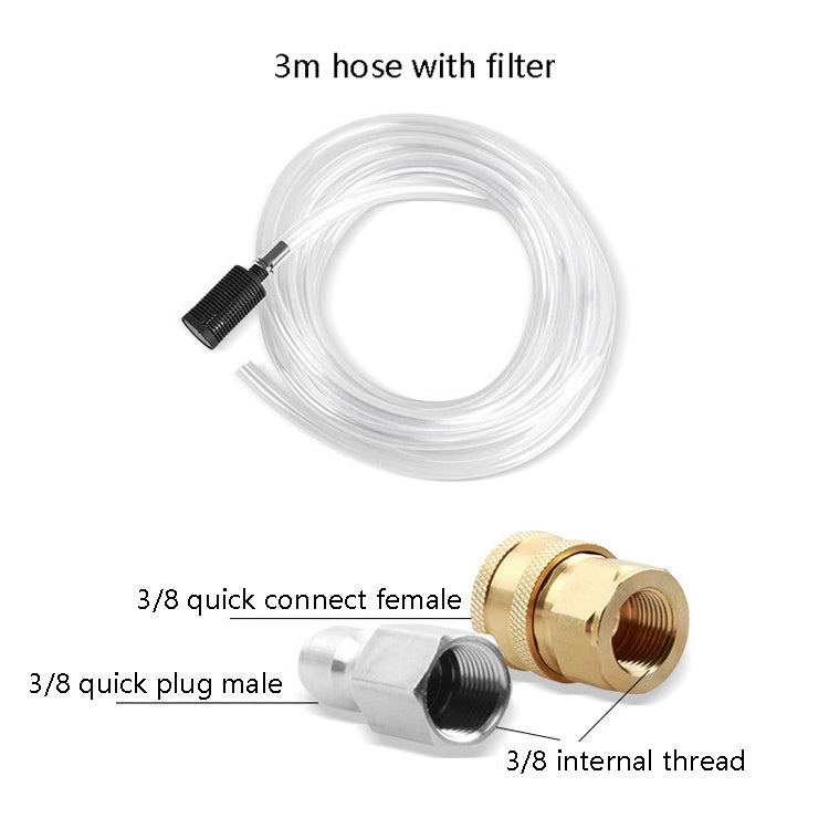 High Pressure Cleaning Machine 3/8 Inch Quick Connection Adjustable Foam Nozzle, Adjustable Foam Nozzle