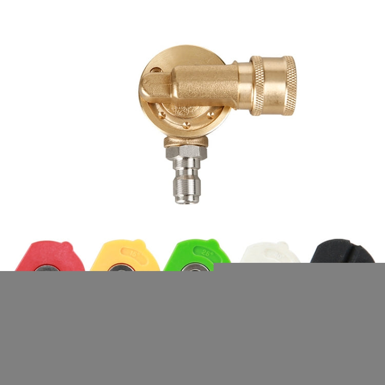 High Pressure Cleaning Machine Accessories Brush Head 240 Degrees Rotating 1/4 Live Joint, 240 Degrees Rotating 1/4 Live Joint