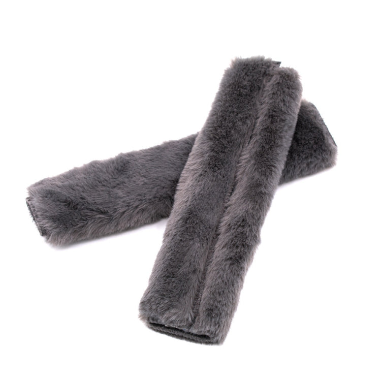 2 Pairs Fleece-like Safety Belt Cover Car Plush Safety Belt Cover, Black, Grey, Brown, Coffee, Deep Purple, Red, Light Pink, Blue, Light Grey, Light Purple