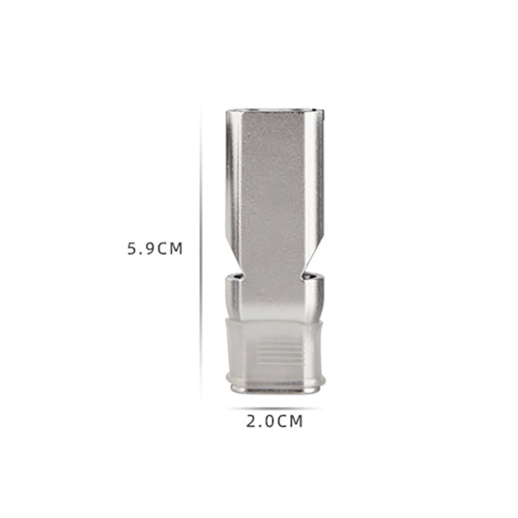 N911S Aluminum Alloy Outdoor Save Whistle High Match Referee Whistle, Random Color Delivery, N911S Referee Whistle