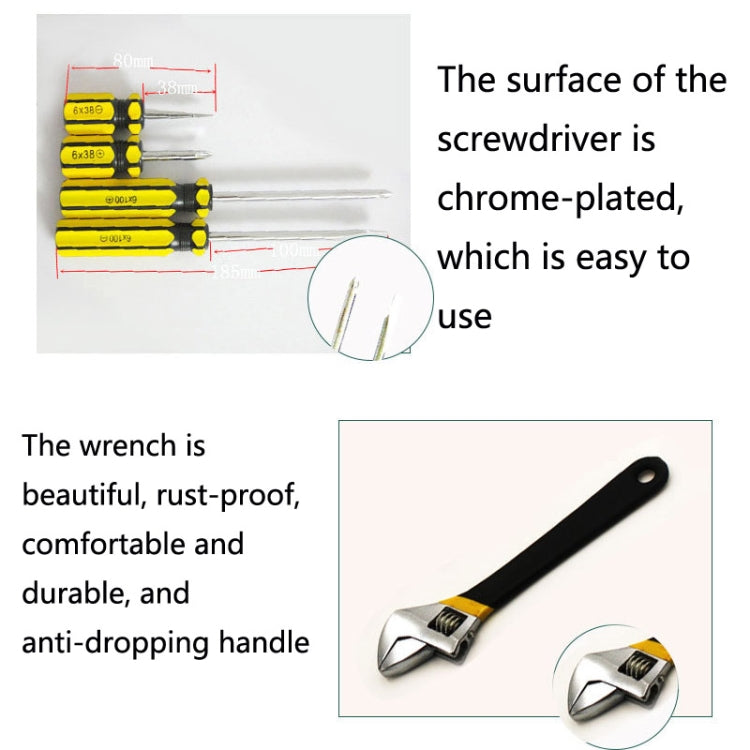 13 In 1 Car Household Multi-Function Hardware Tool Set, 13 In 1 8013-1, 13 In 1 8013G-1