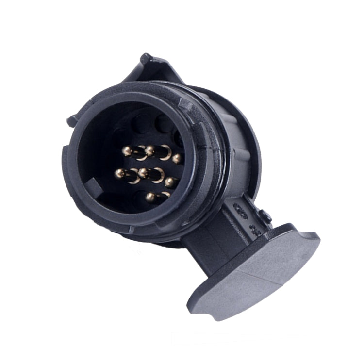 2 PCS VS1130E-M 13 Turn 7 Core Mini Converted Head Trailer RV Connector EU Plug, 13 Turn 7 Core