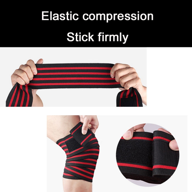 Nylon Four Stripes Bandage Wrapped Sports Knee Pads, Nylon Knee Pads(Black Red), Nylon Knee Pads (Black Yellow), Nylon Knee Pads (Black Light Blue), Nylon Knee Pads (Black Green), Nylon Knee Pads (Black Orange), Nylon Knee Pads (Black Ash)             ...