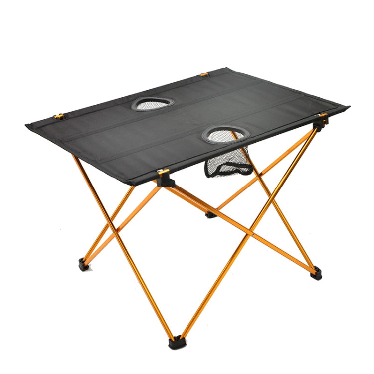 8249 Outdoor Ultra Light Aluminum Folding Table Small Portable Picnic Table, Red, Blue, Orange, Silver Gray