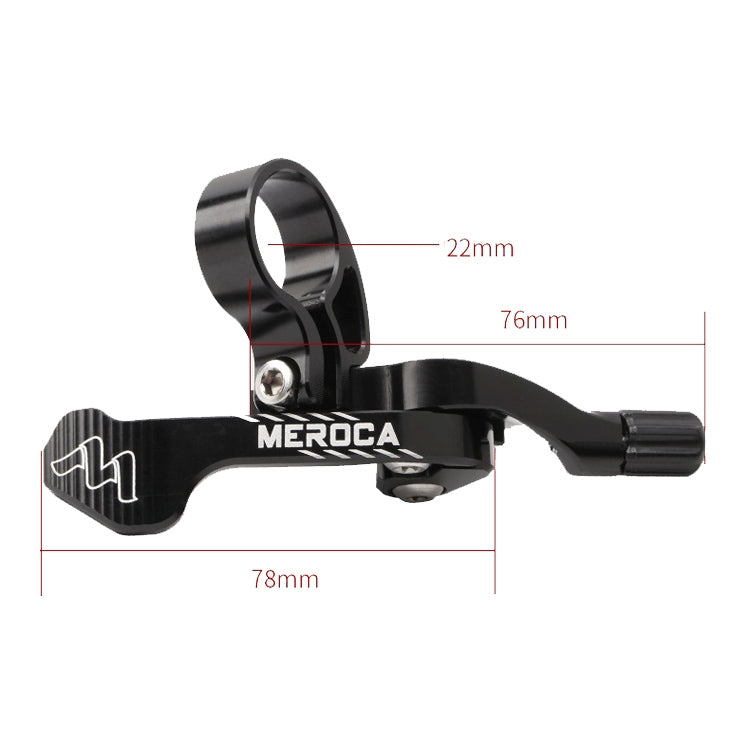 MEROCA Bicycle Telescoping Pipeline Controller Lifting Sitting Pipeline Control Switch, Black, Black Red, Black Green, Black Purple, Black Blue