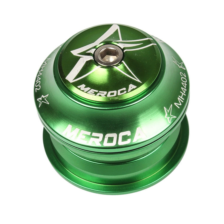 MEROCA Bearing Bowl Mountain Tower 44mm Built-In Straight Tube Bowl, Black, Red, Blue, Green, Purple, Gold