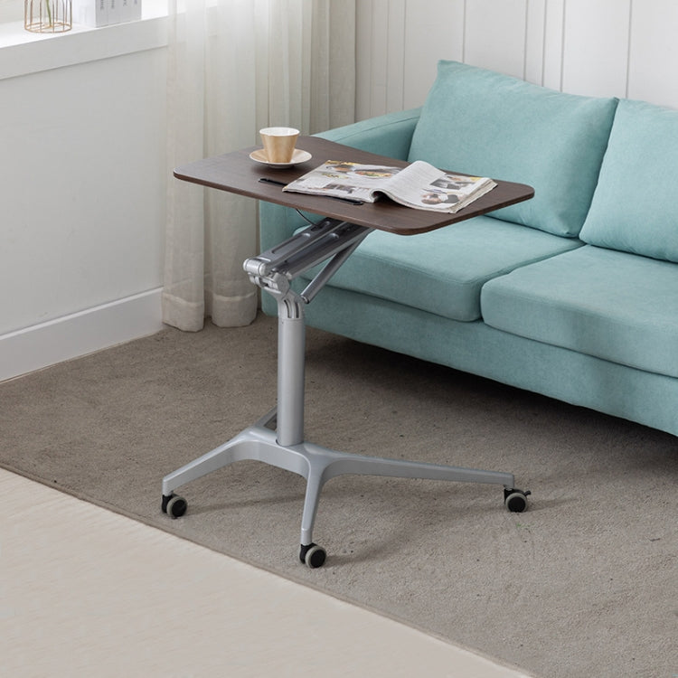 D10 Universal Wheel Standing Computer Desk Movable Lifting Desk, Silver Frame White Board, Silver Frame Maple Board, Silver Frame Walnut Board, Silver Frame Black Board, White Frame White Board, White Frame Maple Board, Black Frame Walnut Board        ...