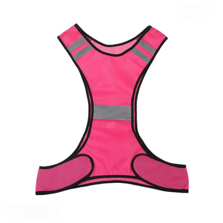 Sports Reflective Vest Night Running Outdoor Reflective Clothing Traffic Safety Reflective Vest,Style:, Without Led