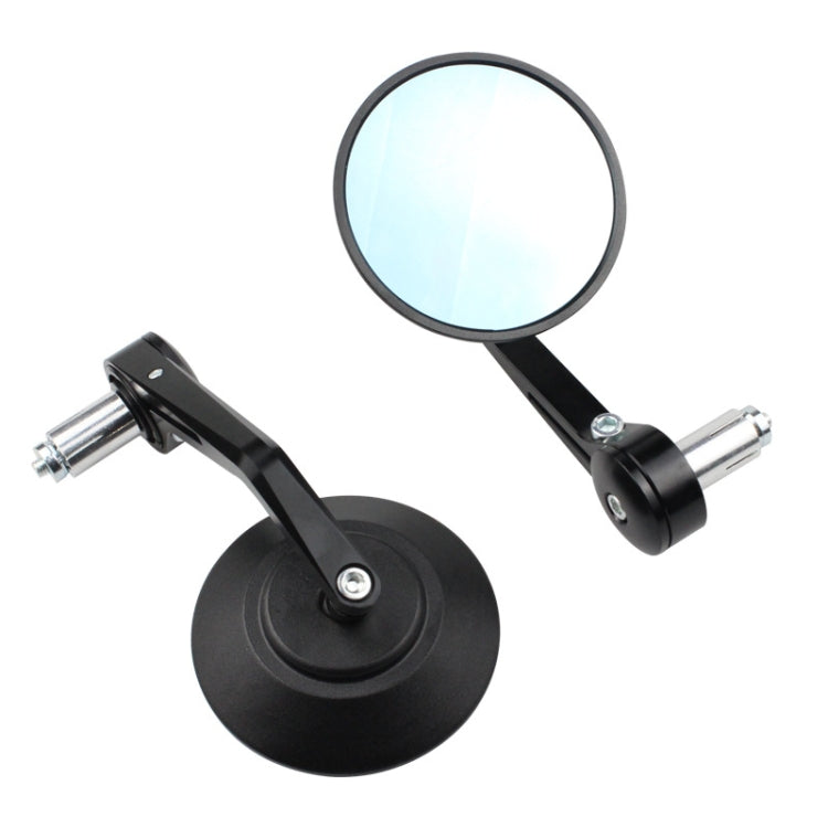 Motorcycle Electric Vehicle Modified Accessories Retro Circular CNC Hand Mirror Rear View Mirror, CNC Hand