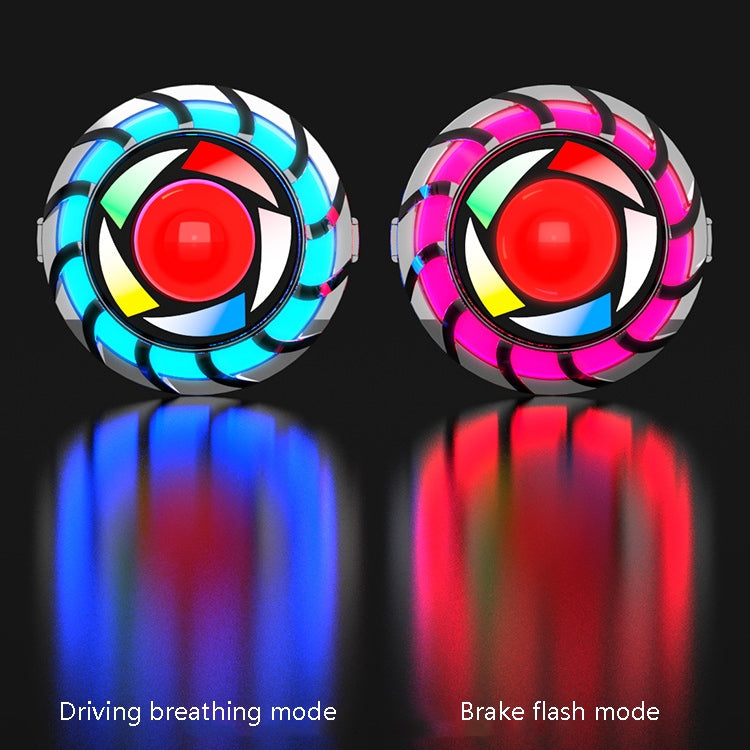 SMCP-7770 Angel Eye LED Motorcycle Light Electric Car Light Accessories Universal Taillights, Blue, Red