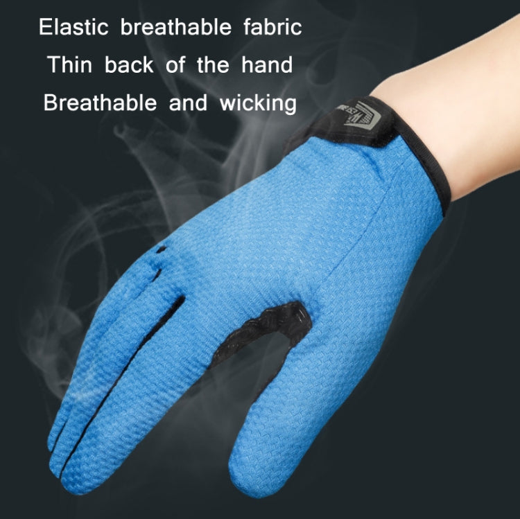 WEST BIKING YP0211223 Full-Finger Gloves For Cycling Shock Absorption Non-Slip Touch Screen Gloves, M, XL, L