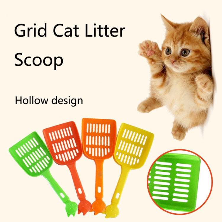93817 Pet Cleaning Supplies Grid Cat Litter Scoop Color Random Delivery, Cat Litter Scoop