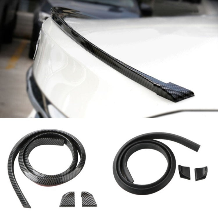 Car Universal Tail Paste Top Wing, 3.5cm Matte Black, 3.5cm Bright Black, 3.5cm Carbon Fiber Black, 4.5cm Carbon Fiber Black, 4.5cm Matte Black