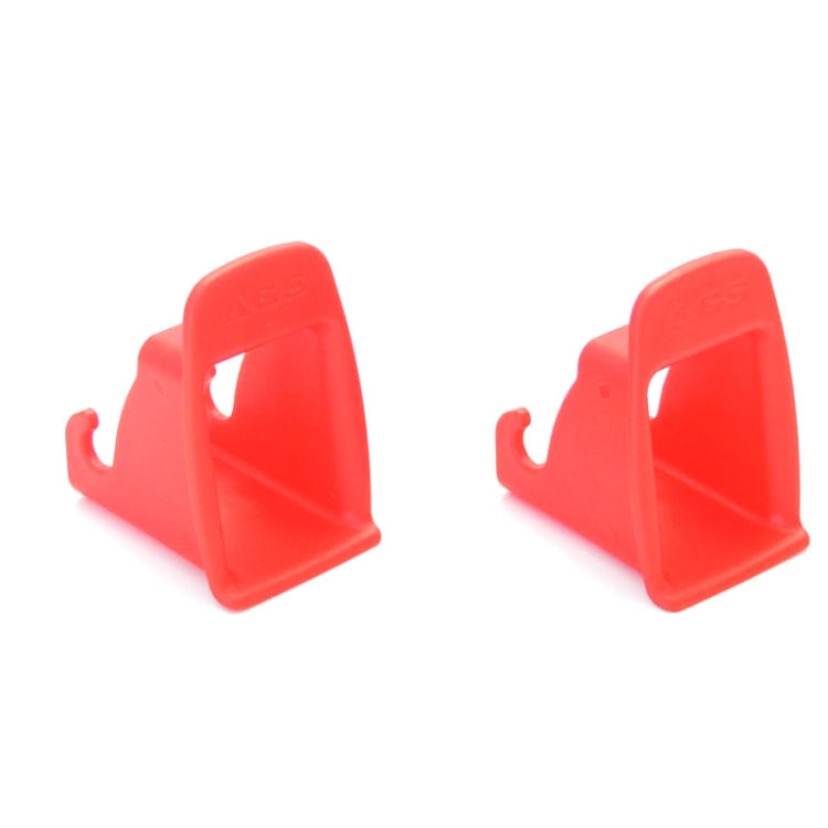 10 Pairs CSJY-4001 Car Child Safety Seat Interface Guide Slot, Black, Red