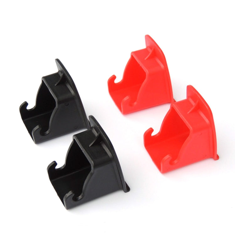 10 Pairs CSJY-4001 Car Child Safety Seat Interface Guide Slot, Black, Red