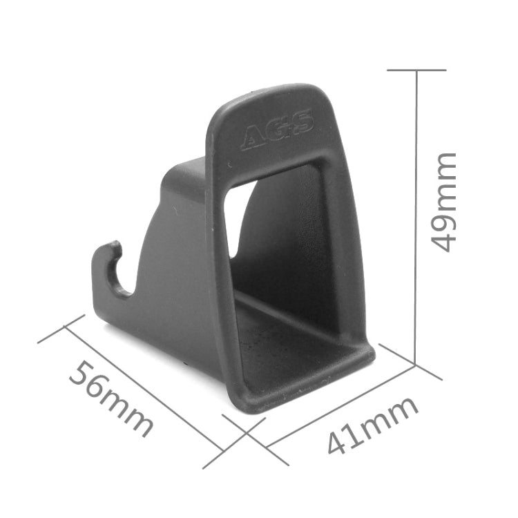 10 Pairs CSJY-4001 Car Child Safety Seat Interface Guide Slot, Black, Red
