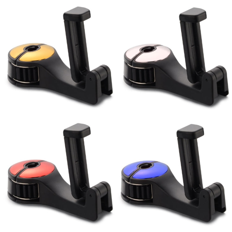 Car Multifunctional Rear Headrest Mobile Phone Hook, Second Generation Silver, Second Generation Red, Second Generation Blue