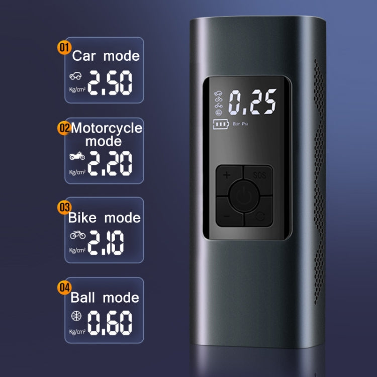 F7102 Smart Car Tire Electric Air Pump, Wired Version, USB Charging Version