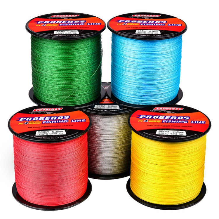 PROBEROS 4 Edited 300M Fish Line, 5.0 / 50LB, 6.0 / 60LB, 7.0 / 70lb, 8.0 / 80lb, 10.0 / 100LB