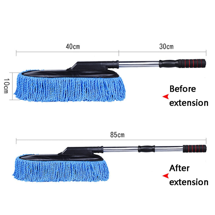 CS-365 Multifunctional Car Washing Telescopic Long-Handled Brush, Blue (OPP Bag), Gray (OPP Bag)