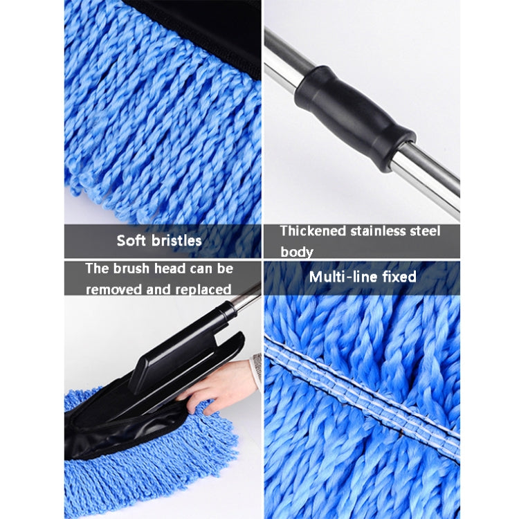 CS-365 Multifunctional Car Washing Telescopic Long-Handled Brush, Blue (OPP Bag), Gray (OPP Bag)