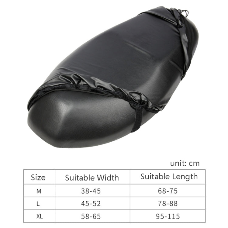 MC1004 Motorcycle Sun Protection Dustproof Rain Seat Cover, M, L, XL