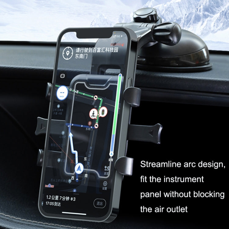 093 Car Navigation Dashboard Windshield Car Phone Holder
