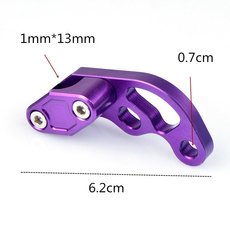 2 PCS Motorcycle Modification Accessories Universal Brake Hose Clamp, Red, Green, Purple, Orange, Black