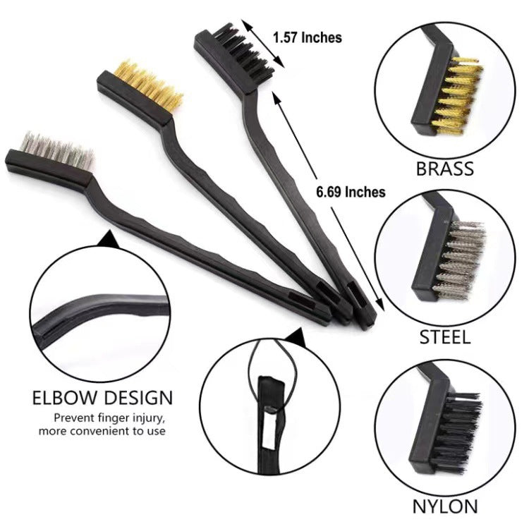 12 PCS / Set Car Tire Slight Cleaning Brush, 12 PCS / Set A, 12 PCS / Set B