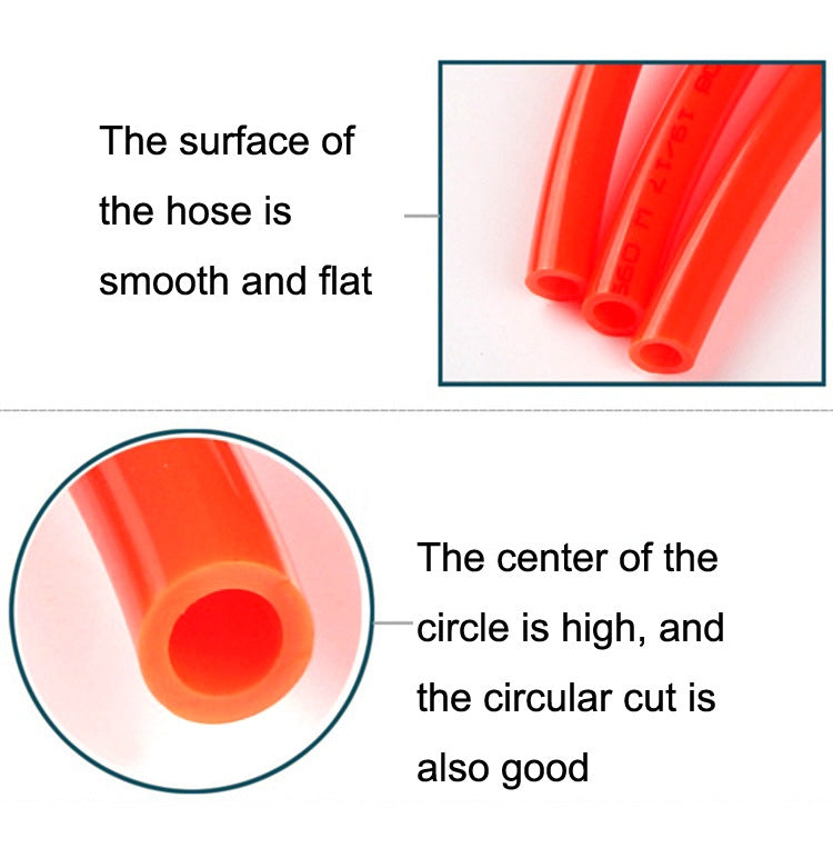 2 PCS Telescopic Plastic High Pressure Air Pump Hose, Length:, 6m, 9m