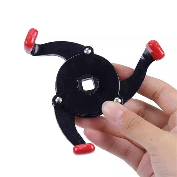 60-95mm Auto Car Repair Three Jaw Oil Filter Wrench Tool, 60-95mm