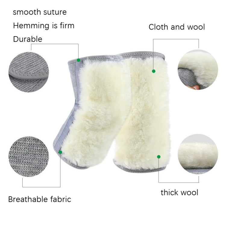Warm And Thickening Anti-Cold Wind Riding Protective Gear, Gray XL, Gray L, Gray M