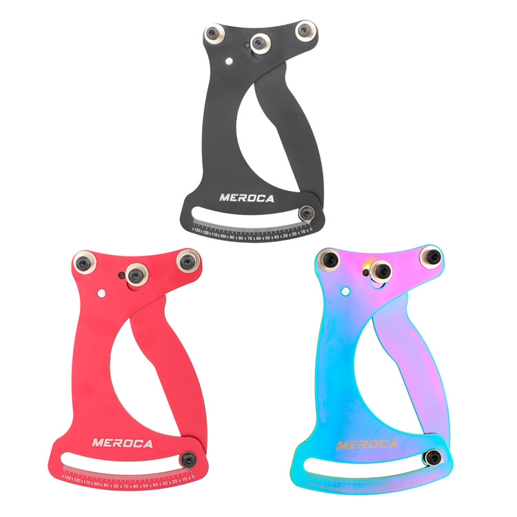 MEROCA Bicycle Ring Calibration Tool Spoke Tension Tube Wheel Set Steel Wire, Red, Colorful, Red+Wrench, Colorful+Wrench