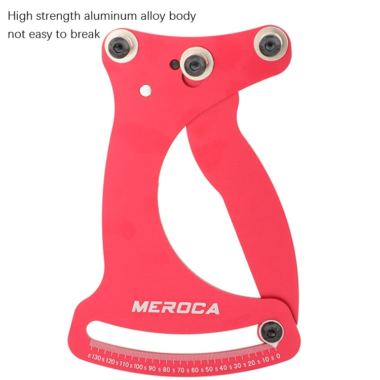 MEROCA Bicycle Ring Calibration Tool Spoke Tension Tube Wheel Set Steel Wire, Red, Colorful, Red+Wrench, Colorful+Wrench