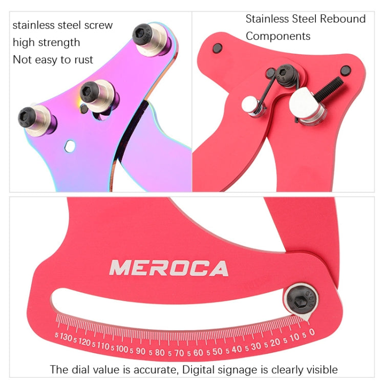 MEROCA Bicycle Ring Calibration Tool Spoke Tension Tube Wheel Set Steel Wire, Red, Colorful, Red+Wrench, Colorful+Wrench