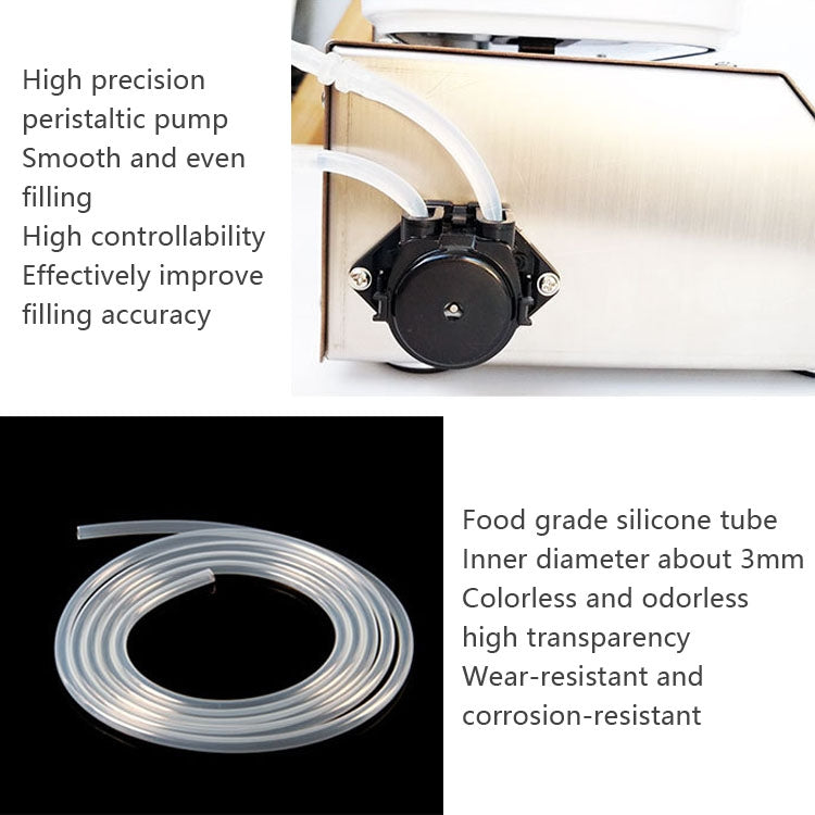 Peristaltic Pump Quantitative Liquid CNC Sub-packaging Micro-filling Machine, EU Plug, CSY-M90