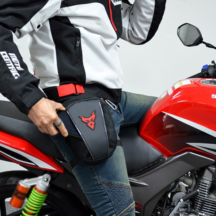 MOTOCENTRIC 11-MC-0105 Motorcycle Riding Leg Bag Waist Bag, 11-MC-0105 (Red), 11-MC-0105 (Blue), 11-MC-0105 (Green), 11-MC-0105 (Gray)