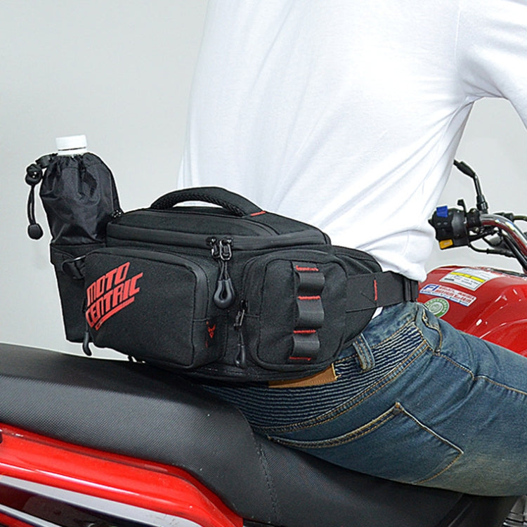 MOTOCENTRIC 11-MC-0112 Multifunctional Motorcycle Riding Messenger Waist Bag, Red, Blue, Green, Reflective