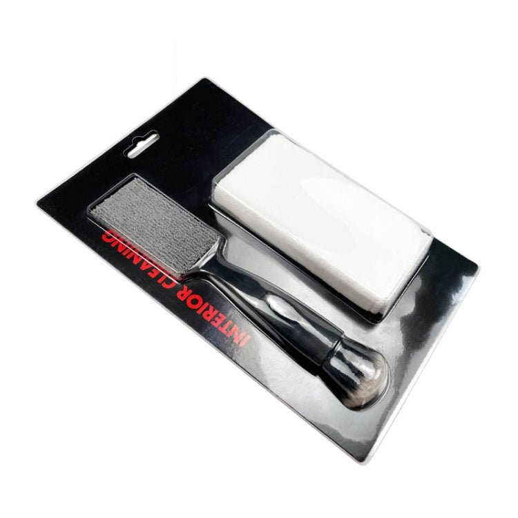3 PCS / Set Car Detail Slit Brush Tire Cleaning Brush, 3 PCS / Set