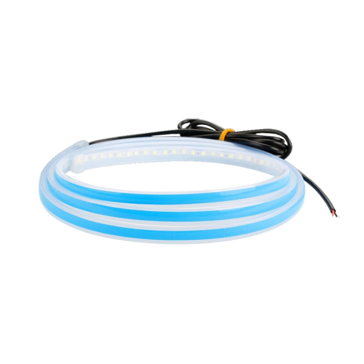 Car LED Streamer Decorative Hood Atmosphere Lights, Style:, Monochrome Blue Light, Monochrome Red Light
