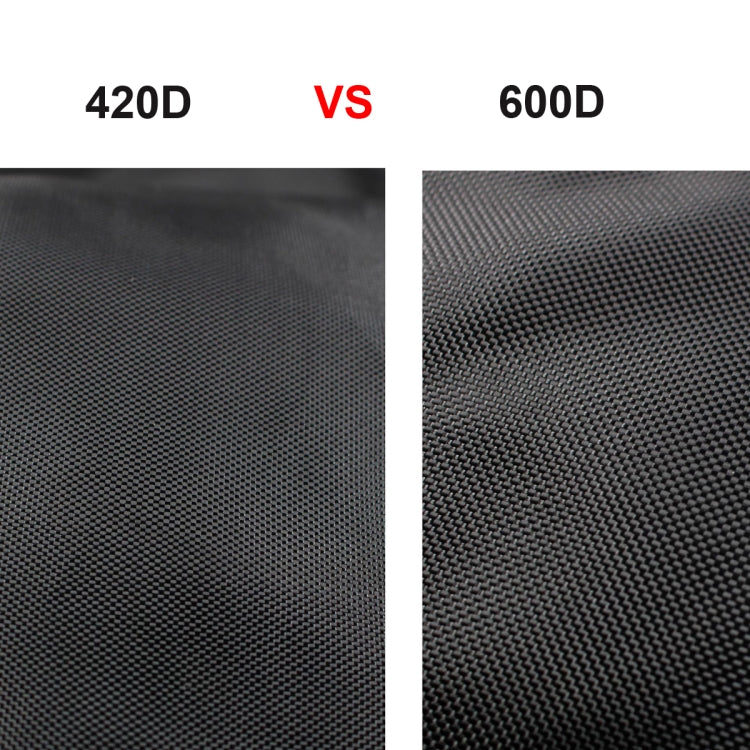 420D Waterproof Cloth Double Zipper 8 Buckle Roof Bag Luggage Bag,Style: Roof Bag+Non-slip Mat, Only Roof Bag, Roof Bag+Non-slip Mat