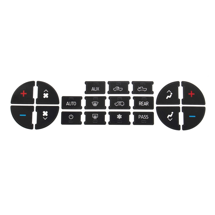 Car Button Repair Sticker AC Central Control Sticker
