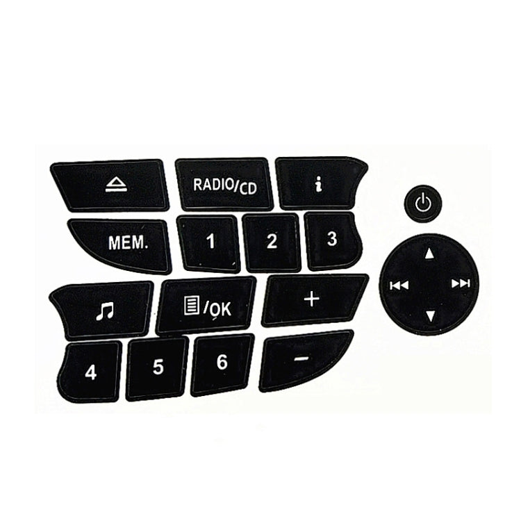 Car Button Repair Sticker AC Central Control Sticker