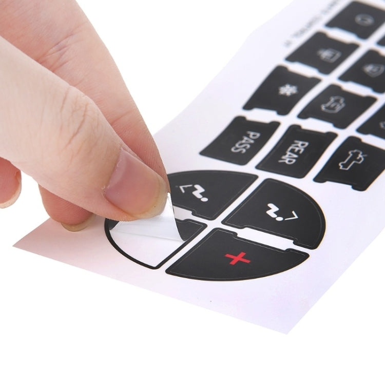 Car Button Repair Sticker AC Central Control Sticker