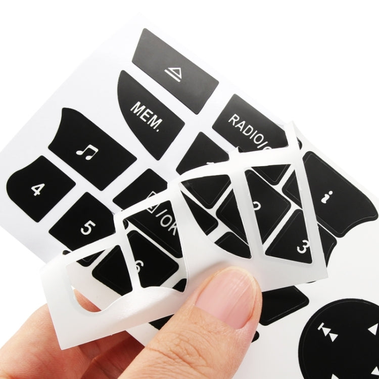 Car Button Repair Sticker AC Central Control Sticker