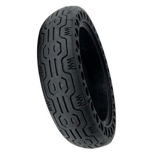 6.5x1.85 Solid Tire Honeycomb Tire Electric Scooter Tire,Specification: With Plastic Wheel, 36mm Card Slot, With Plastic Wheel
