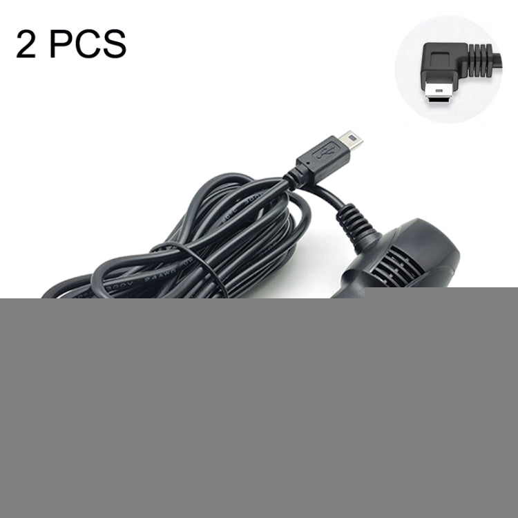 2 PCS Multifunctional Car Charger Fast Charging Driving Recorder Supply Line, Style:, 1A+2A, 1.5A+2.4A